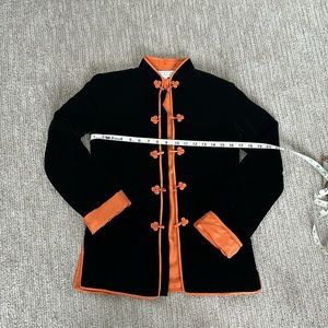 Japanese style Gretchen Scott XS Black Velvet Jacket